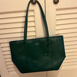Kate Spade Forest Green Tote Bag